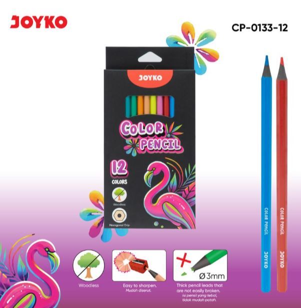 Joyko Pensil 12 Warna CP-0133-12