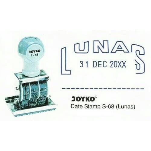 Joyko Stempel Lunas Tanggal S-68