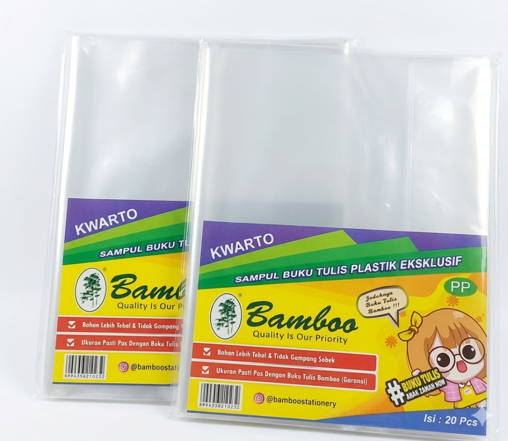 Bamboo Sampul Kuarto Plastik @20