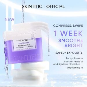 Skintific AHA BHA Exfoliating pads