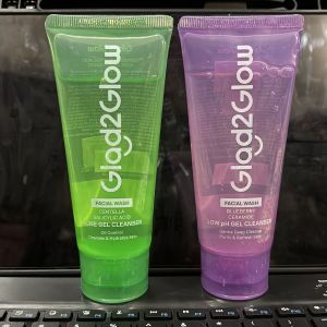 Glad2glow cleanser wajah ukuran besar 100ml