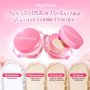 Glad2glow perfect blur & cover loose powder