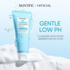 skintific 5X ceramide low ph cleanser