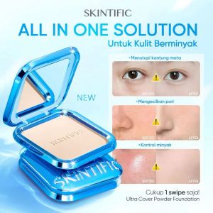 Skintific ultra cover powder foundation 
