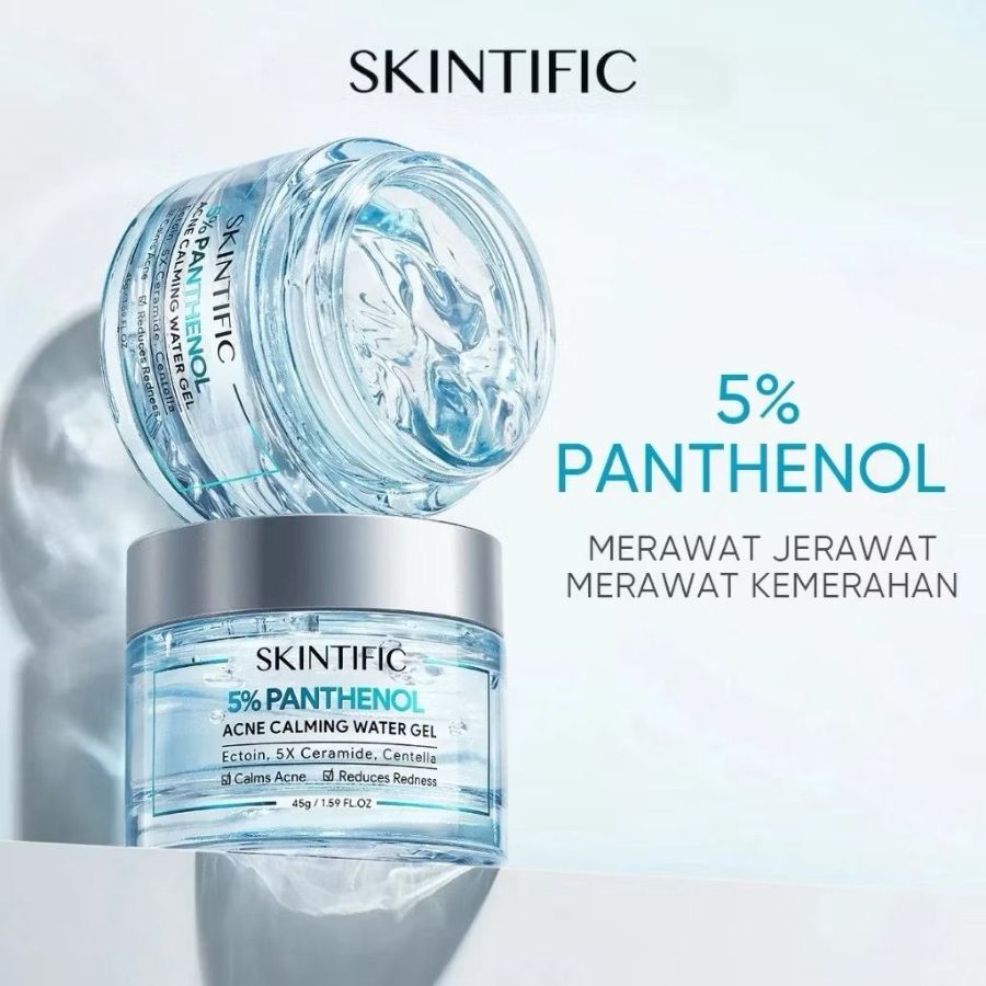Skintific 5% panthenol acne calming water gel 45g