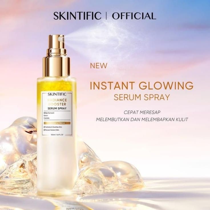 Skintific radiance booster serum spray 100ml