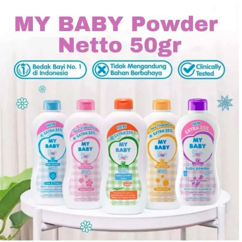 Mybaby powder 50gr 6pcs