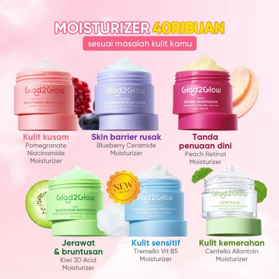 Glad2glow moisturizer 30g-all varian