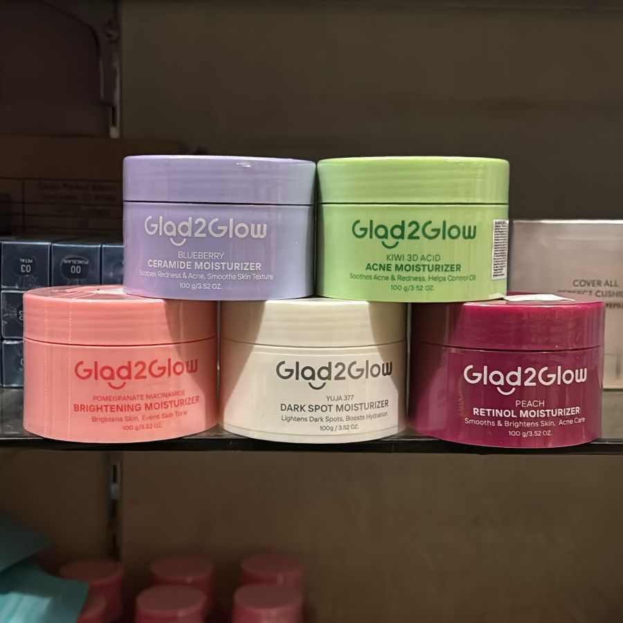 Glad2glow moisturizer kemasan besar 100gr