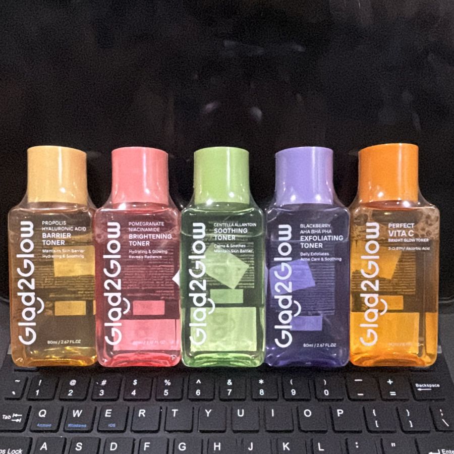 Glad2glow toner 80ml all varian