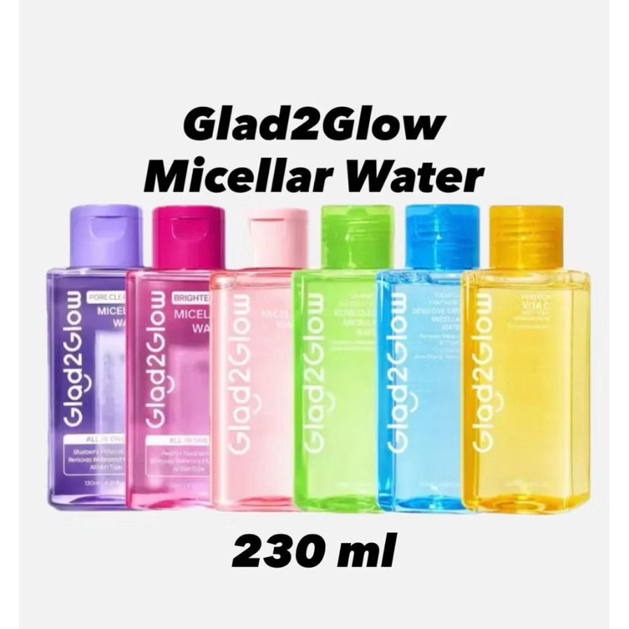 Glad2glow micellar water 230ml