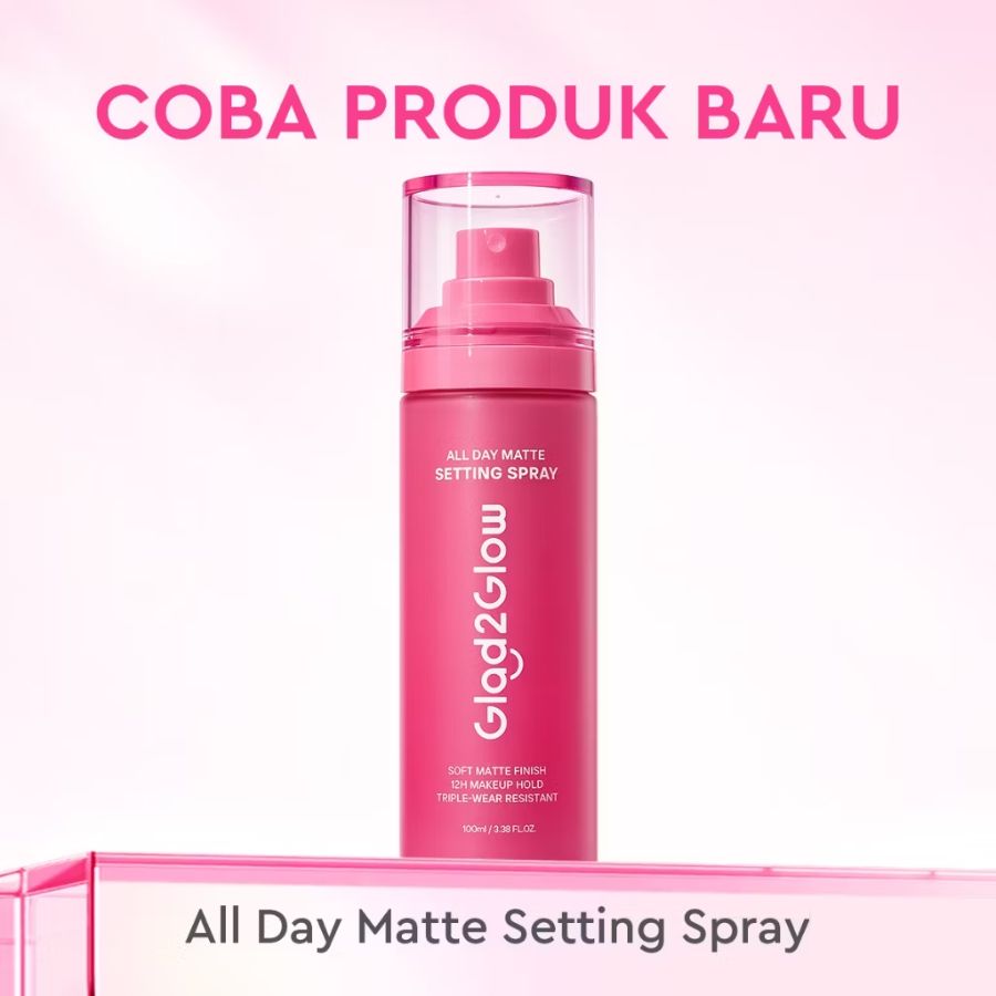 Glad2glow matte seting spray