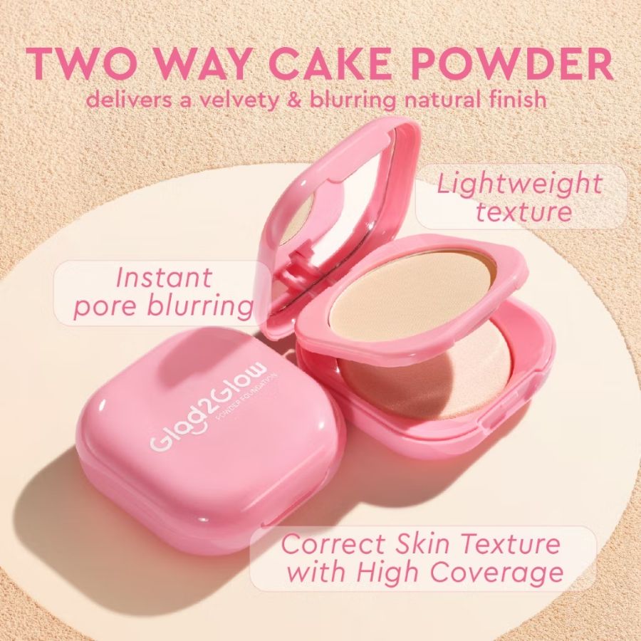 Glad2glow perfect blurring powder fondation