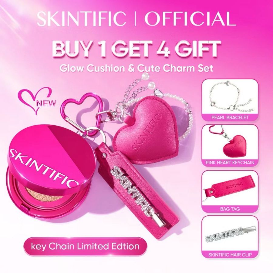 SKINTIFIC Special Edition Cover Glow Perfect Cushion Charm Set 