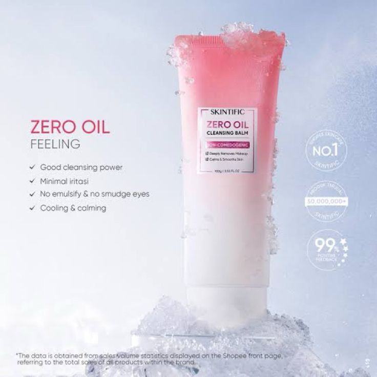 Skintific ice sorbet makeup remover