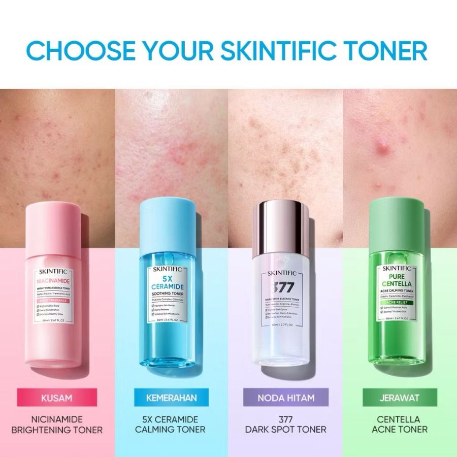 Skintific Niacinamide brightening essence toner 