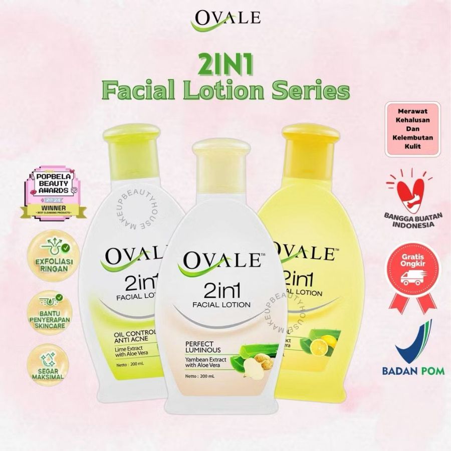 Ovale 2in1 facial lotion