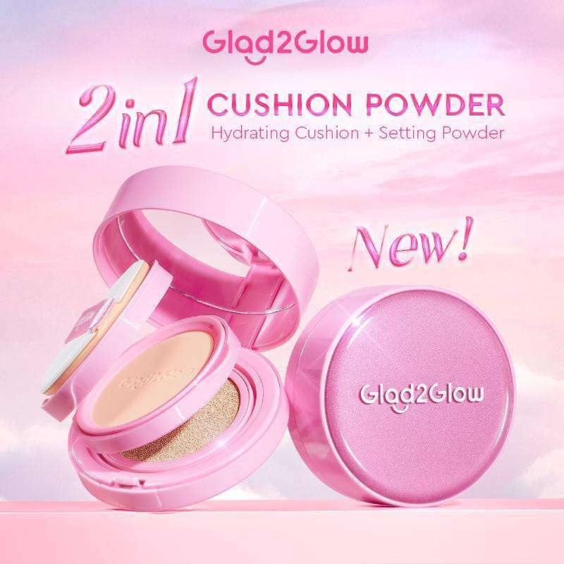 Glad2glow 2in1 cushio powder