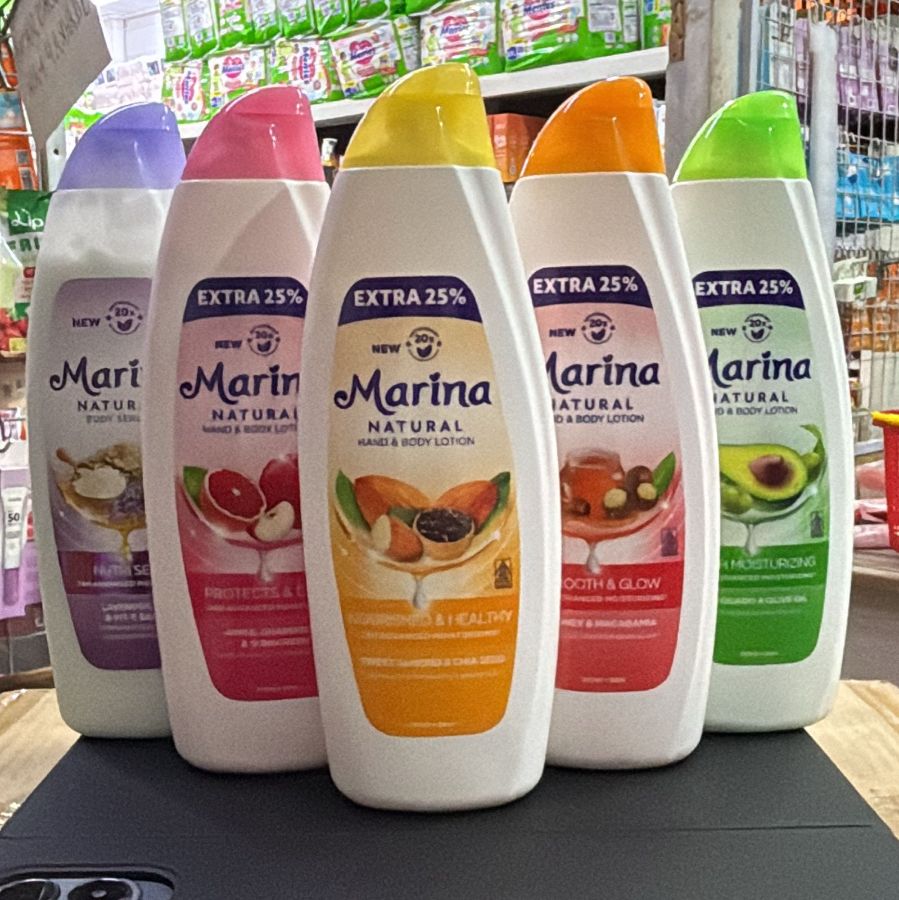 Marina natural hand& bodylotion 460ml