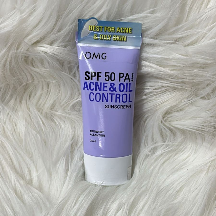 Omg sunscreen acne & oil control spf50 25ml