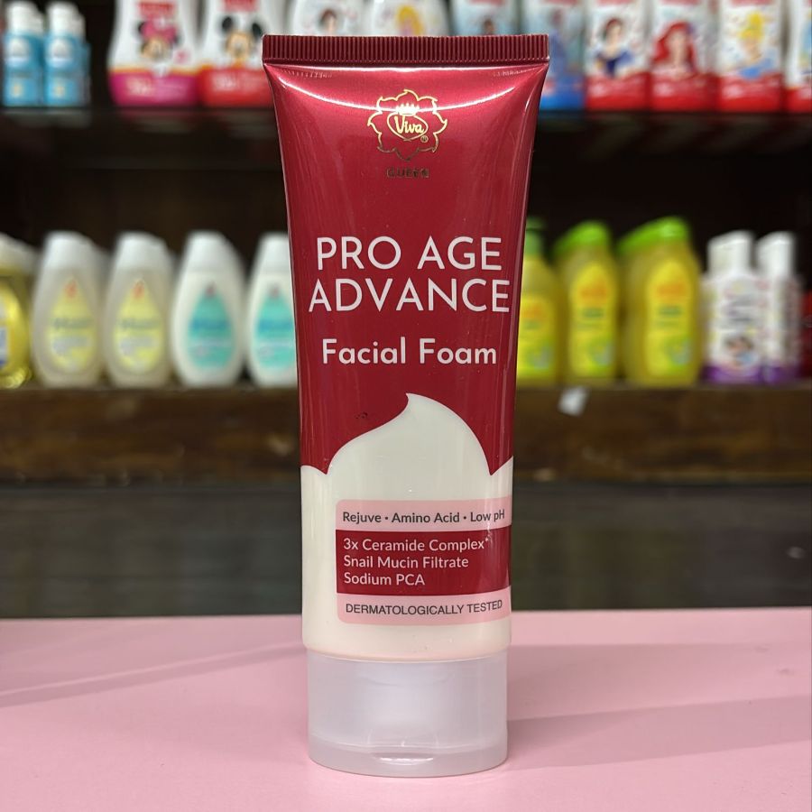 Viva pro age advance facial foam