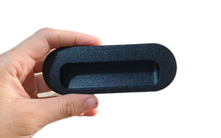 Handel pintu kolong kompor hitam