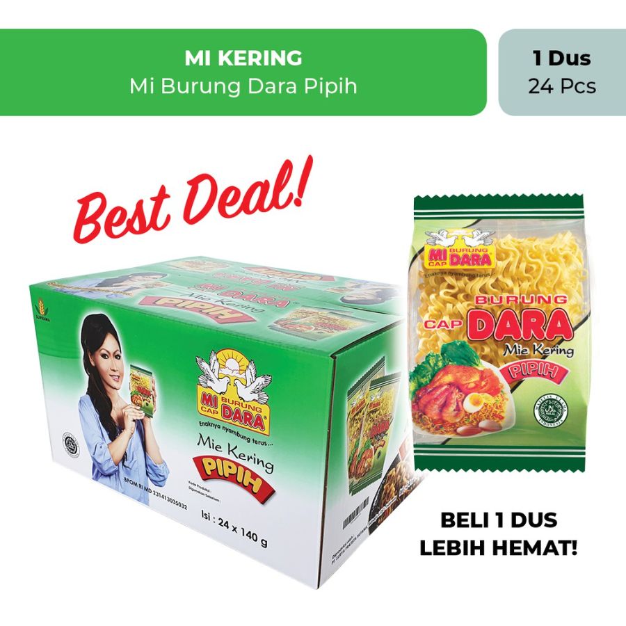 Mie Dara Pipih