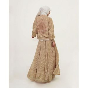  Motif Hawa Savana series set Blouse + Outer + Skirt + Scarf (GOLD)