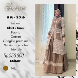  Tunik Deura Set Rok SR 379