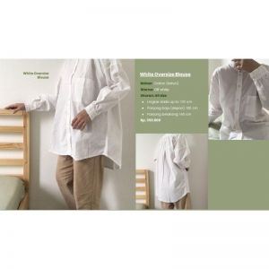  Autumn Premium Blouse series ( White Oversized)