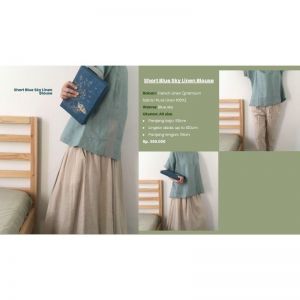 Autumn Premium Blouse series(Short Blue Sky)