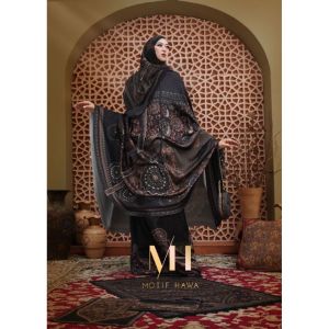 Motif Hawa Prayer Set Arofah Brown,