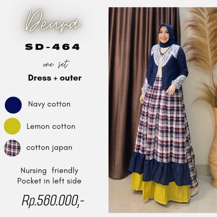 Gamis Deura Set outer SD-464