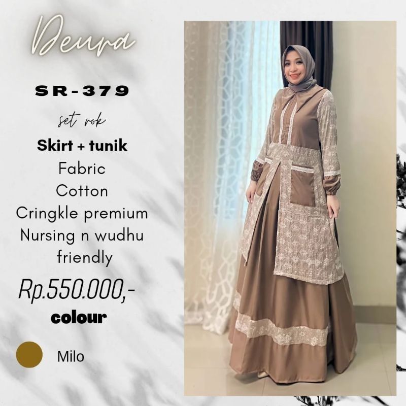  Tunik Deura Set Rok SR 379