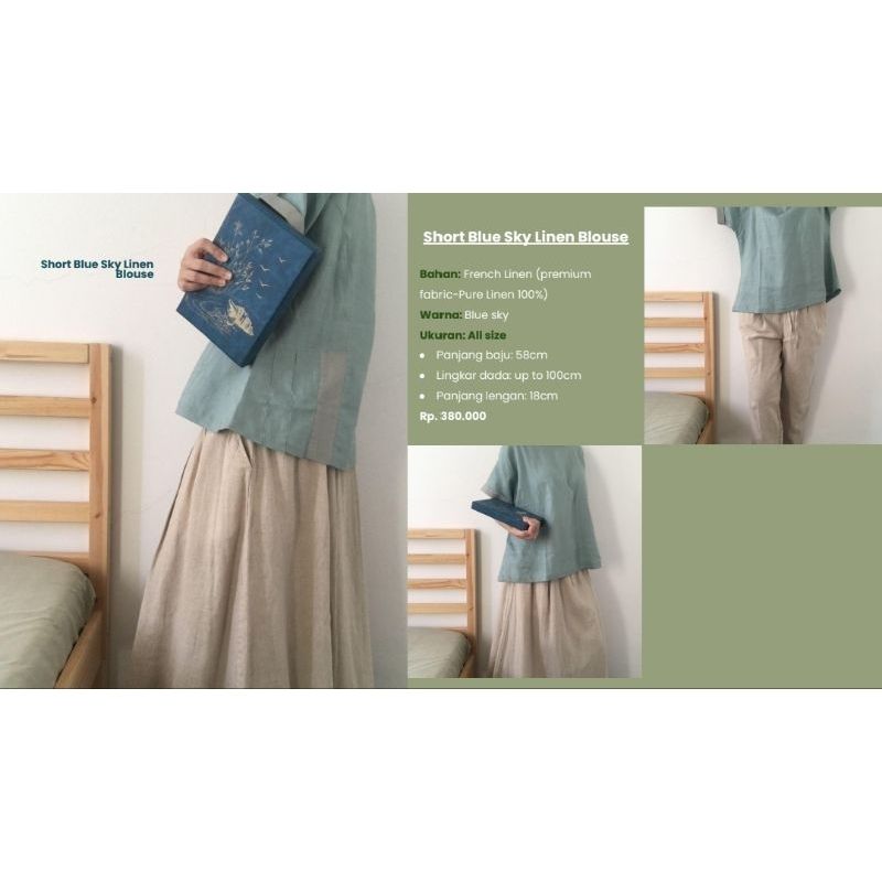 Autumn Premium Blouse series(Short Blue Sky)
