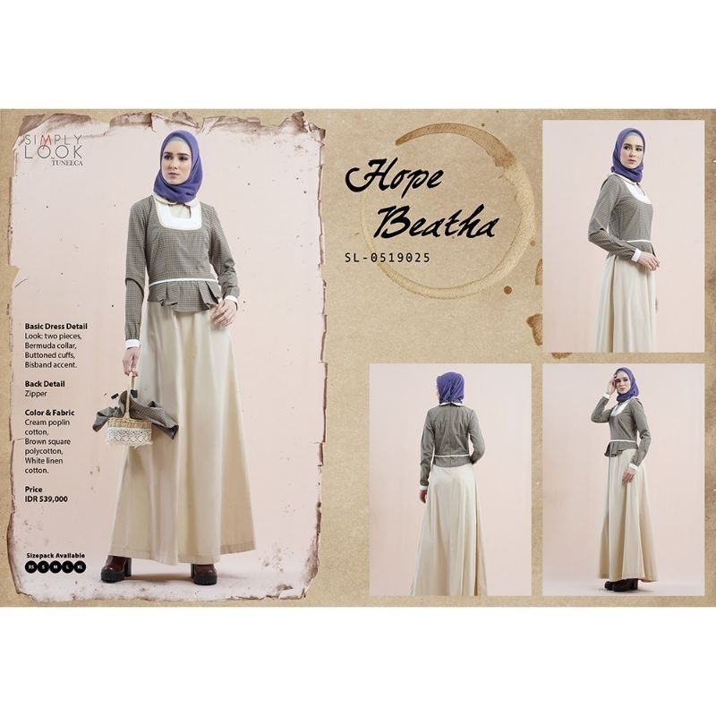  Simply Look Dress by Tuneeca Series Hope Beatha SL-0519025