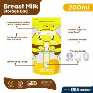 Kantong ASI GEA 200ml Lebah/Hamster