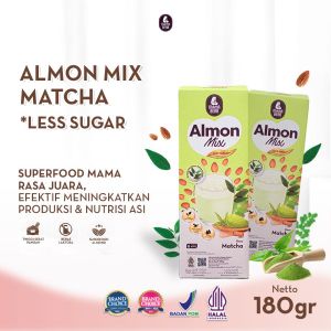 Almonmix Matcha LessSugar 6sachet