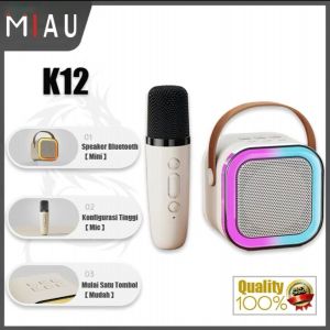 Speaker Blutut + mic mini K12 (AAE)