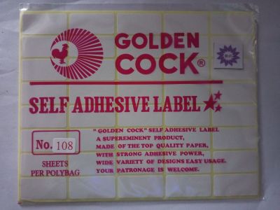Golden Cock Label 108