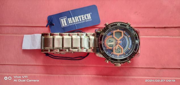 Jam besi hartech besar dobel jam