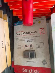 SANDISK Dual usb drive 3.0 16gb