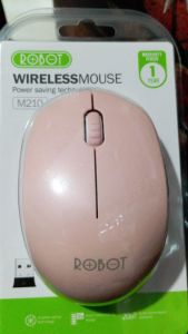 Mouse Wireless M210 Pink