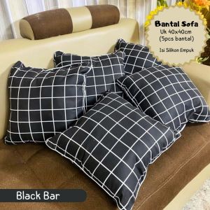 Bantal Sofa - BLACK BAR