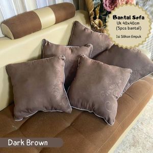 Bantal Sofa - DARK BROWN