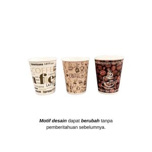 Paper cup 8oz motif 
