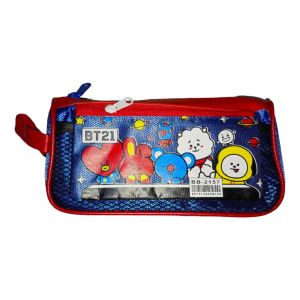 Tempat pensil resleting bt21