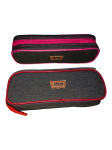 Tempat pensil resleting levis