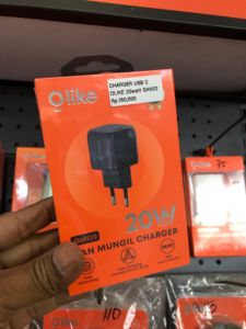 KEPALA CAS USB C OLIKE GAN20 (i0)