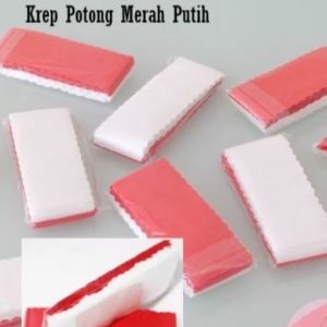 Kertas Crepe Warna Merah Putih